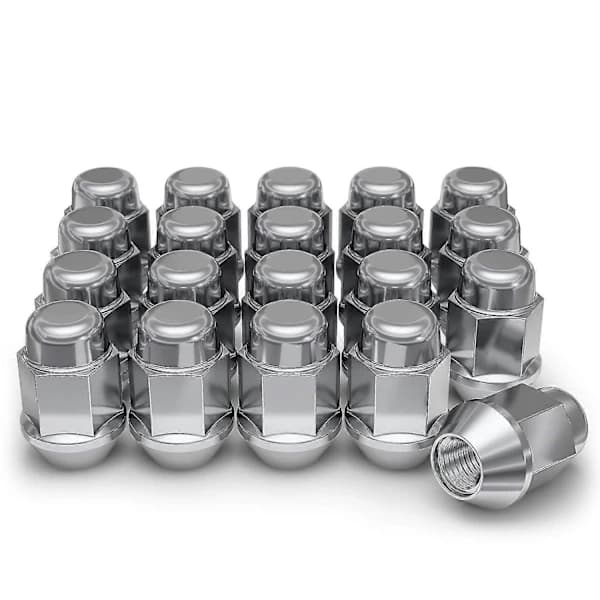1707S-20AM Krom M12x1.50 Bomb Blind Hjulmutter, 20-pack (1 set)