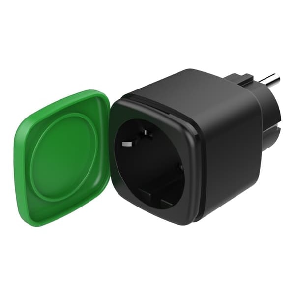 [NT]SMART H utomhusplugg WiFi IP44 1xCEE 7/3 13A svart/grön