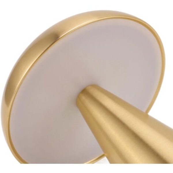 Svamp Bordlampe Industrielt Design Minimalistisk Moderne 3 Farver Justerbar Genopladelig Innovativ Touch Kontrol Skrivebordslampe Guld/NC/
