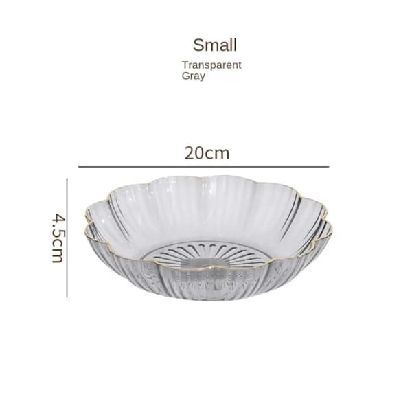 Bordstallerkener Serveringsfat GRÅ 20CM grå 20cm