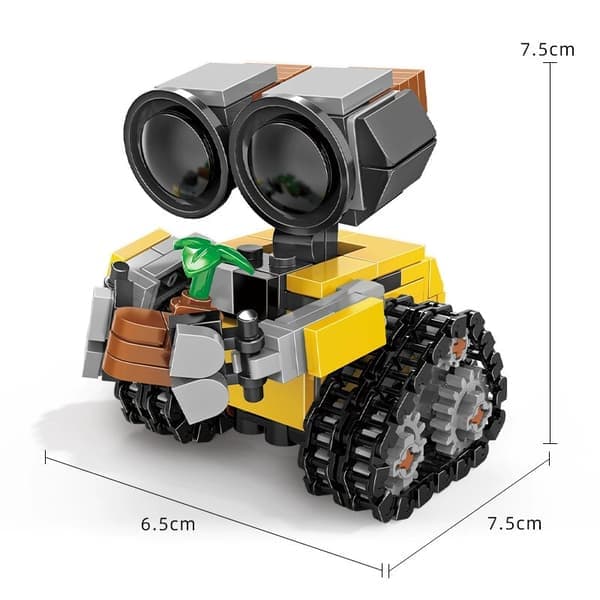 Wall-E Byggeklodsæt - MOC Klassisk Filmmodel Legetøj til børn - Sjov samlingsgave