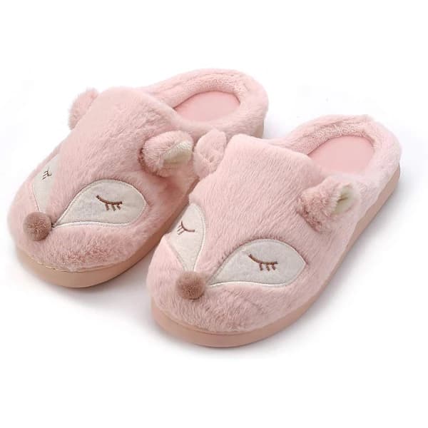 Women's Soft Plush Slippers, Size 38