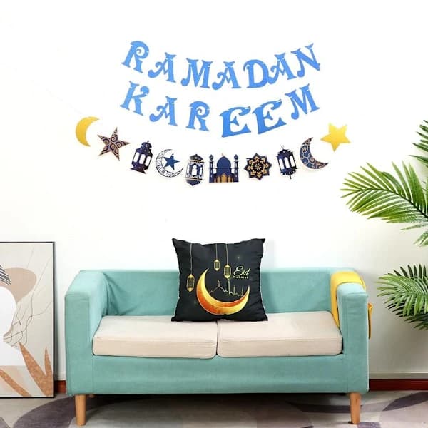Ramadan Kareem Banner Eid Mubarak Dekorasjon A A