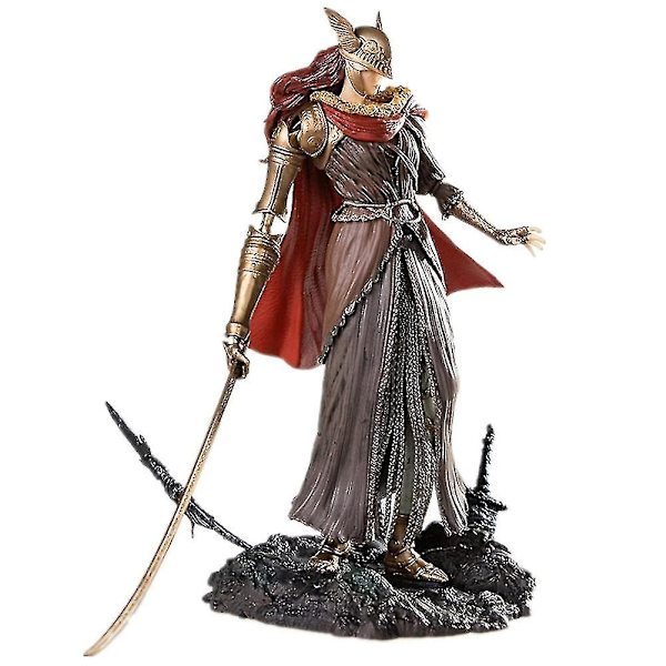 Elden Ring -hahmo, 24 cm / 9,4 tuumaa Malenia PVC-hahmo Veistos Anime Cartoon Skulpttuuri yhteensopiva pelin faneille