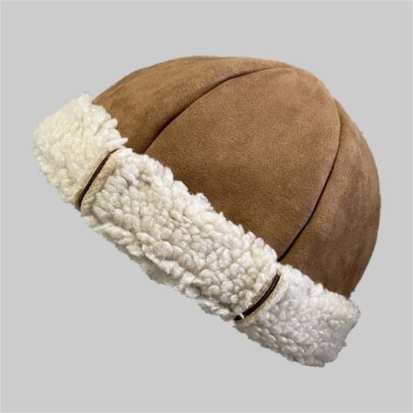 Brettløs lue Cap Dome Melon Hat KHAKI khaki
