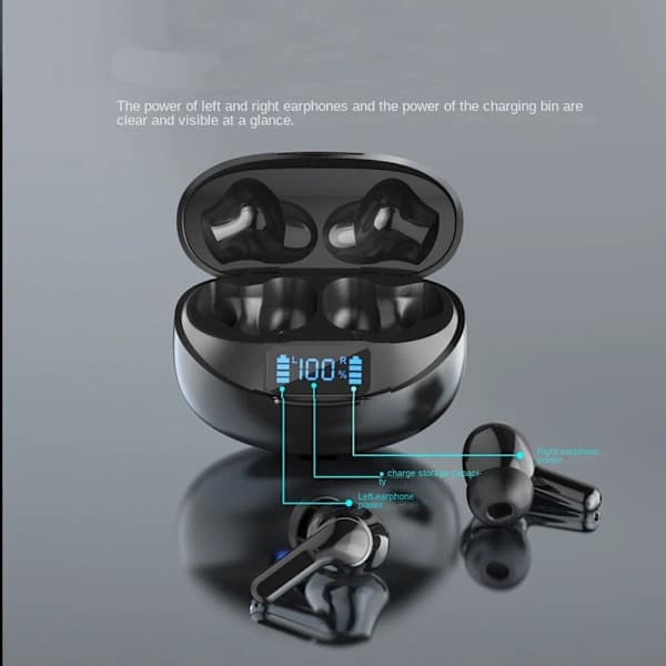 Bone Conduction Høretelefoner Trådløst Bluetooth Headset Sport