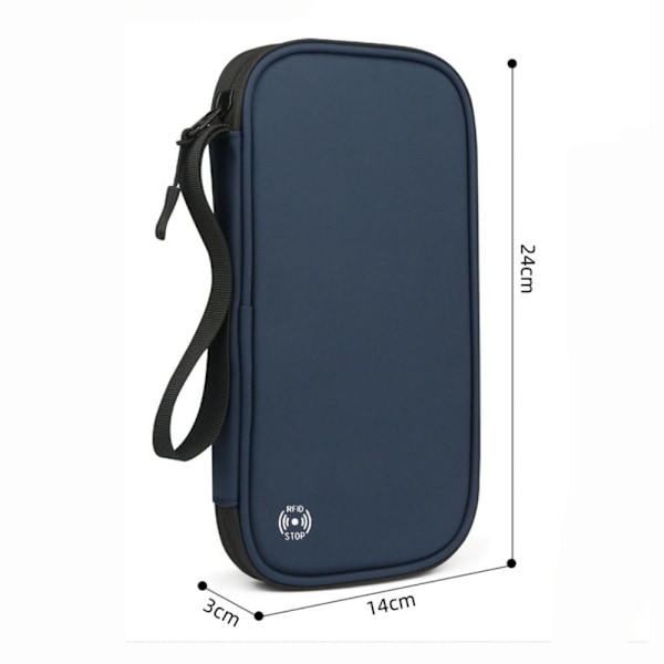 Rejsepunge Familiepas Holder SORT