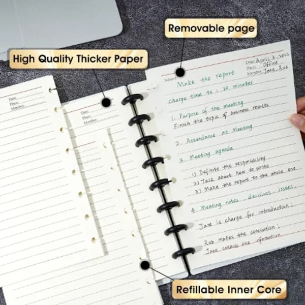 Discbound Notebook Disc Planner Linjeret
