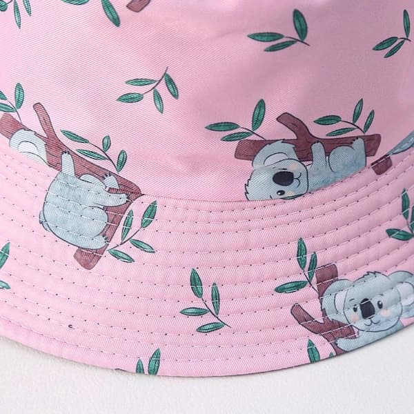 Sommar Bucket Hat Lippis VIT Valkoinen