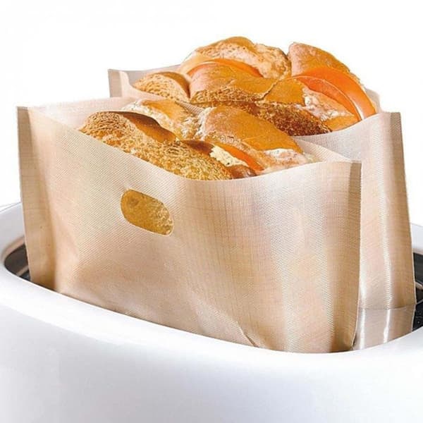 {NT} Toastlomme / Toastpose - 10-PACK Grillede smørbrød i brødristeren