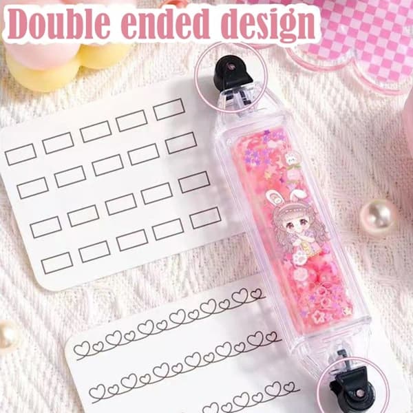 Outline Marker Penna Dubbelsidig ROSA Rosa