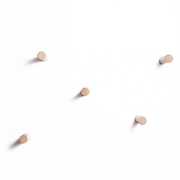 Træ Vægkroge Træ Knagerække Nøgleholder