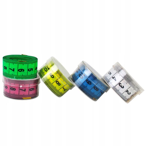 Tailor's Measuring Tape in Case - Flexible 150 Cm Measuring Scale