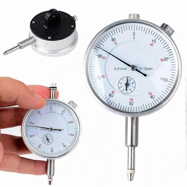 Indikatorklocka Precision Metrisk Noggrannhetsmätinstrument 0,01 mm
