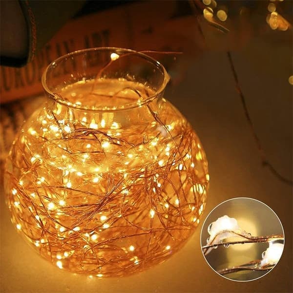 [NT] LED-ljusslinga med solcell, 10 meter, 1-pack