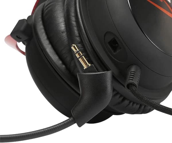 Erstatningsspillemikrofon 3,5 mm til mikrofonbom kompatibel for Kingston Cloud 2 II HyperX Cloud II trådløst datamaskin-PC-spillheadset (svart)