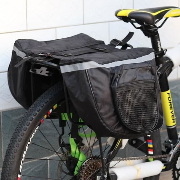 {NT} Cykelbagagebærer Bagtaske - BIGILANTUH - MTB - Kraftig Polyester - Sort