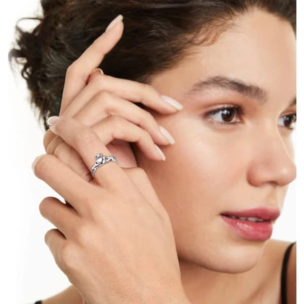 925 sølvring dame størrelse 59 ringbånd 2mm