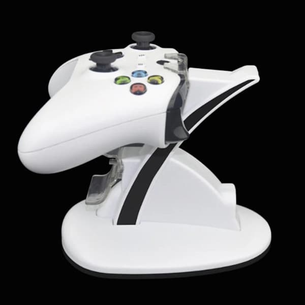 /Hc/Xbox One Ladestation - Oplader Controller Håndkontrol Hvid