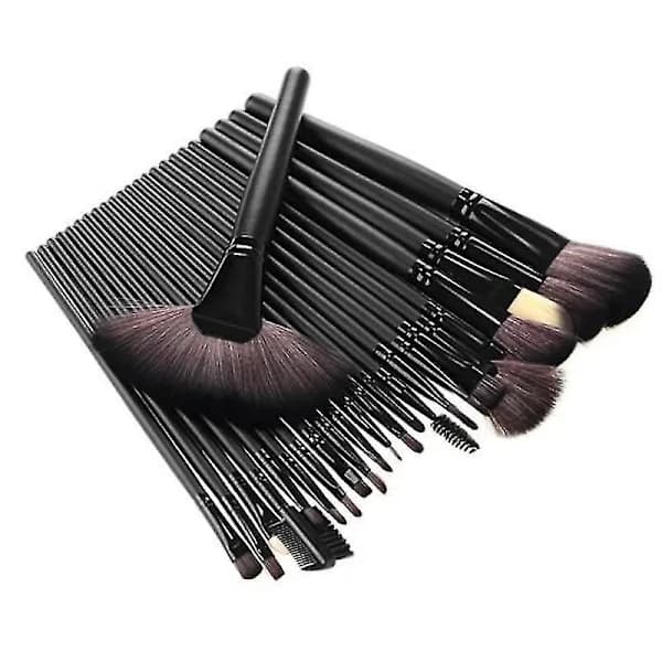 24x Makeup-børster - Sort
