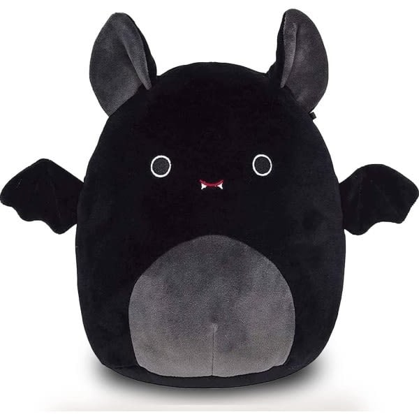 Squishmallow Lepakko Lelu 12 tuumaa squishmallows iso eläin pehmolelu, pehmolelu, loma syntymäpäivä Halloween kodin sisustus (Musta, 30cm)_ NN