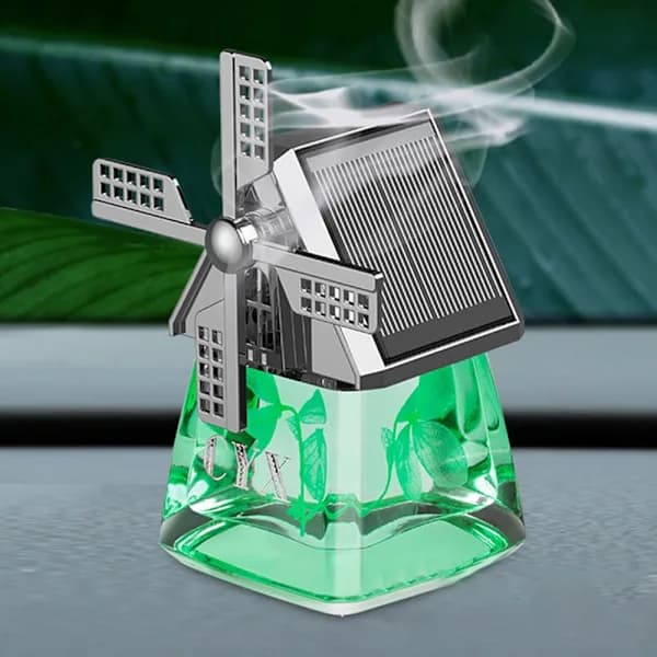Bil Aroma Diffuser Solenergi BLÅ Blå