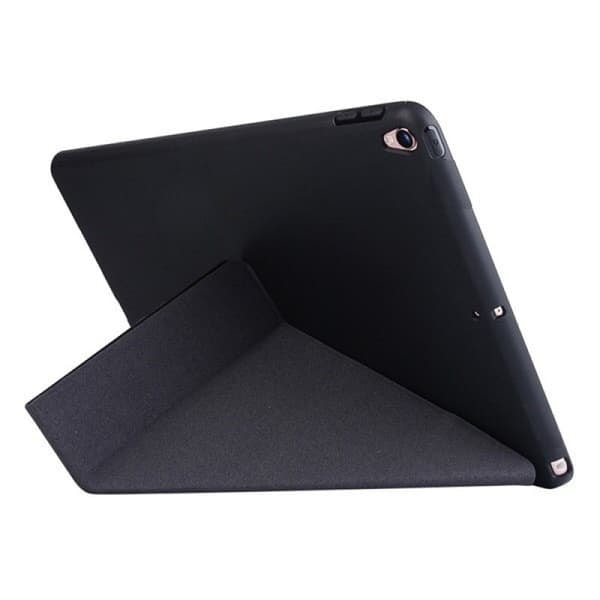 [NT] iPad-deksel 9,7 tommer Smart Cover Case med stativ Svart