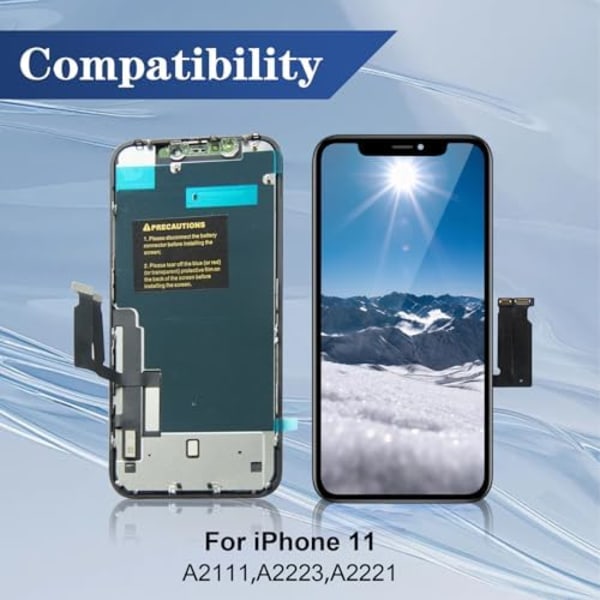 Korvaava näyttö iPhone 11:lle