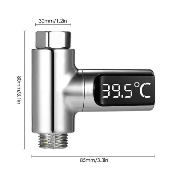 LED Termometer til dusjkran, LED Termometer til dusjkran_qq