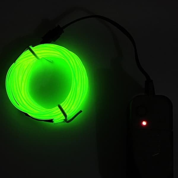 {NT}Glowstrip Batteridriven LED-ljusslinga med fosforbeläggning grön - 3 meter