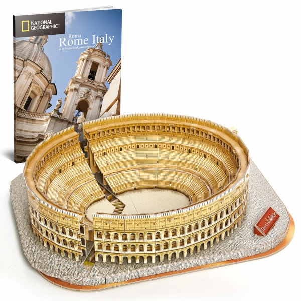 3D träpussel för tonåringar Vuxna Colosseum arkitekturmodell
