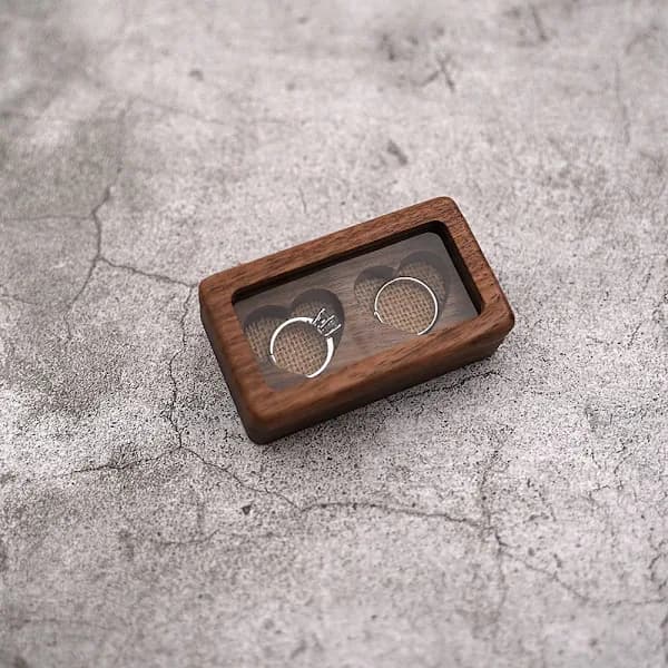 Smykkeskrin Ring Oppbevaringsboks Displayboks