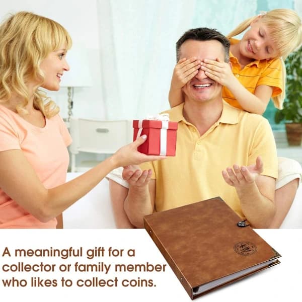 Møntsamlingsmateriale møntsamlingsbog møntbog