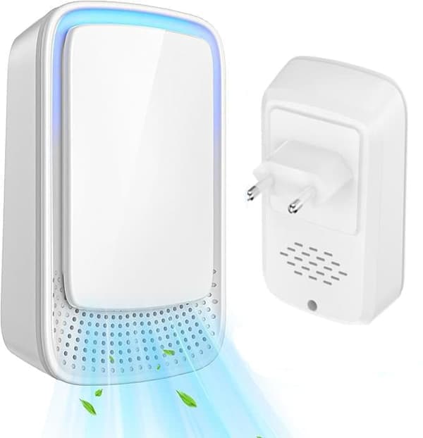 Portable Air Purifier with Ion Function - Removes Dust Particles, Pollutants & Odors