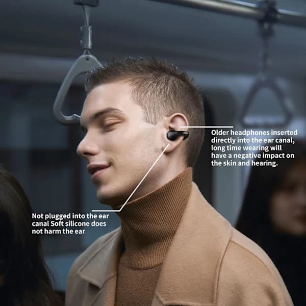 Bone Conduction Hovedtelefoner Bone Conduction Hovedtelefoner SORT Sort
