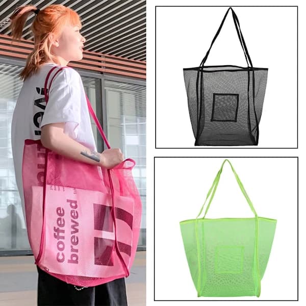 Net Strandtaske Strandtaske SORT sort