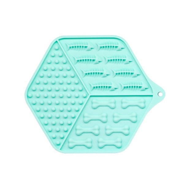 [NT] Hund Slick Pad Sug Silikon Hund Matnings Lick Mat Husdjur Hund Matare Långsam Mat Dispenserings Mat Grön