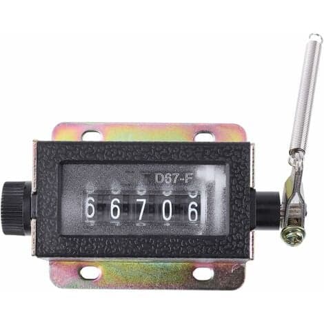 Mini Mekanisk Teller Manuell 5-sifret Teller Arithmometer/NC/