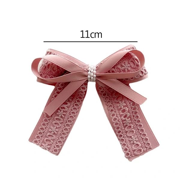 Rosett hiusklipsi perhonen hiusneula ROSA pinkki