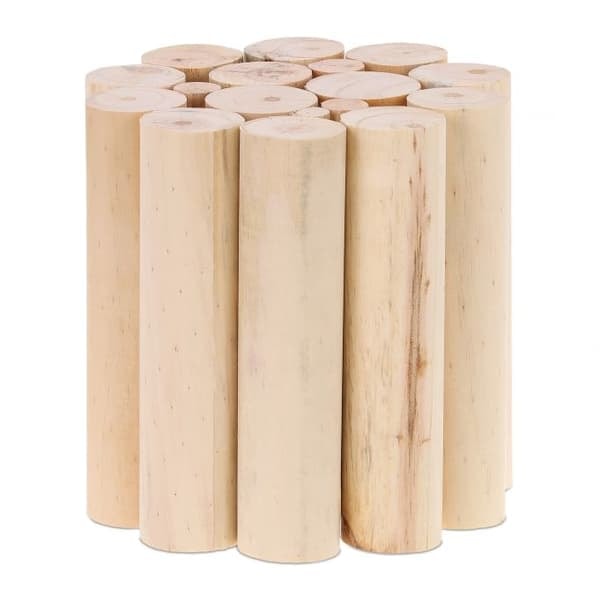 Blompiedestal i naturlig design_NN