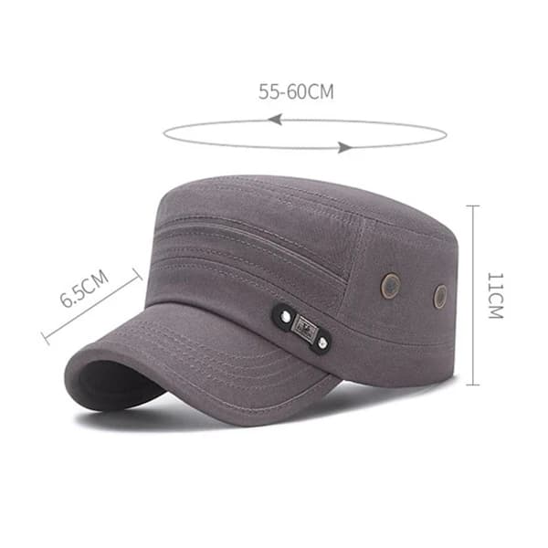Arméhat Baseballkasket CAP Grå
