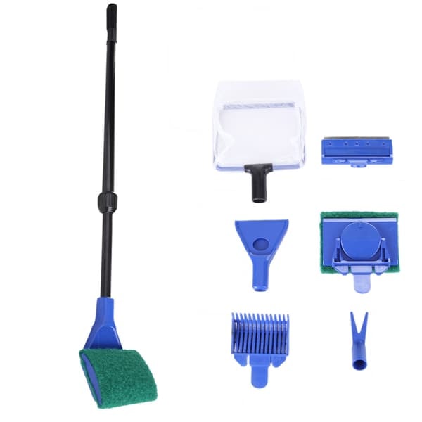 {NT}5-i-1 Aquarium Cleaning Kit with Adjustable Handle