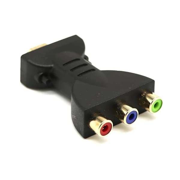HDMI - 3 RGB/RCA Audio -sovitin Komponenttimuunnin HDMI - 3RCA