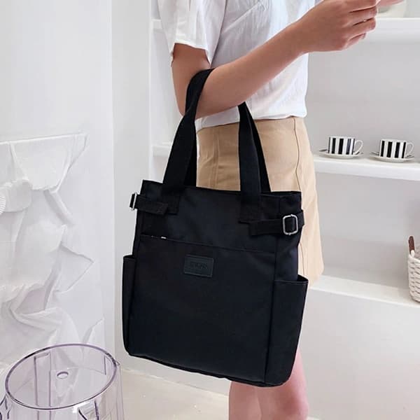 Håndveske Nylon RØD rød