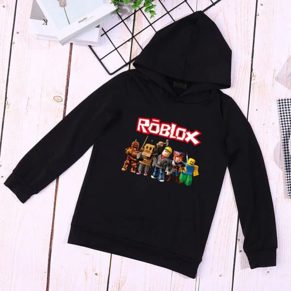 Roblox Huvtröja för Barn Ytterkläder Pullover Sweatshirt grå 160cm grå 160cm