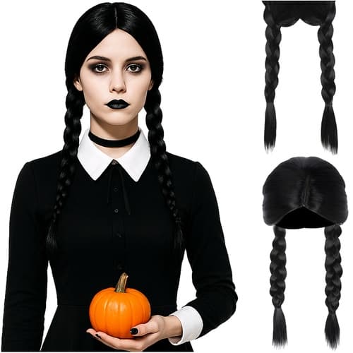 Wednesday Peruukki Leteillä - Addams