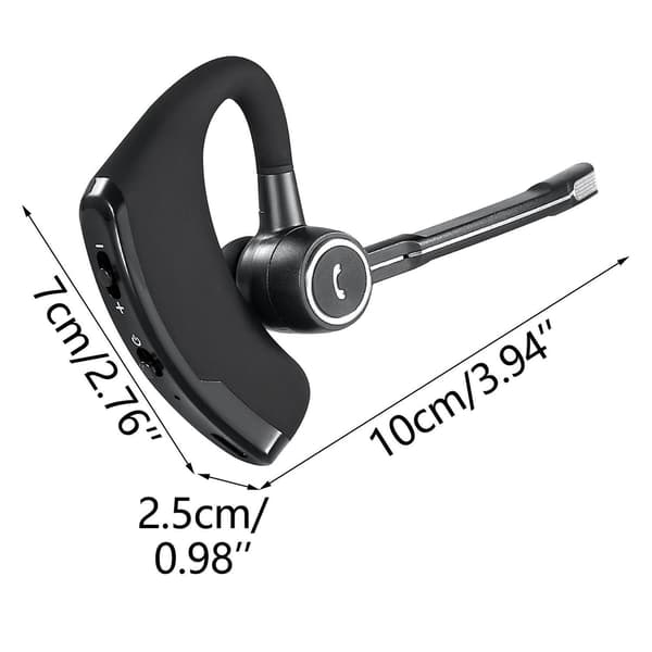 Bluetooth-hodesett - V8S Svart black