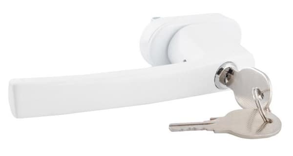 Window Handle with Lock - Handle for Windows Vit white