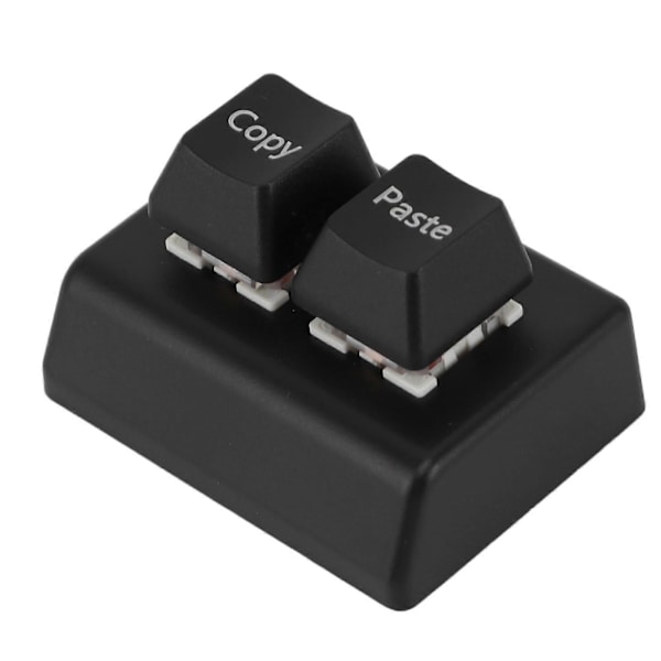2-Button USB-C Programmable Keypad with Copy Paste for Gaming Office Media