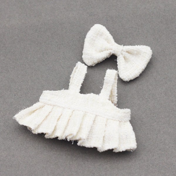 /NC/Labubu Kläder Klänning Labubu Märkeskläder Outfit 17cm Plyschdocka Liten Doft Vind Rem Klänningsset Labubu Kläder #6